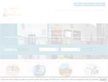 Tablet Screenshot of hostalmontorena.com